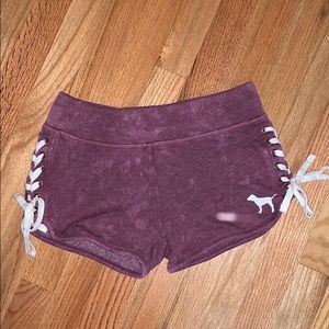 NEW PINK BRAND PURPLE SHORTS SIZE XS